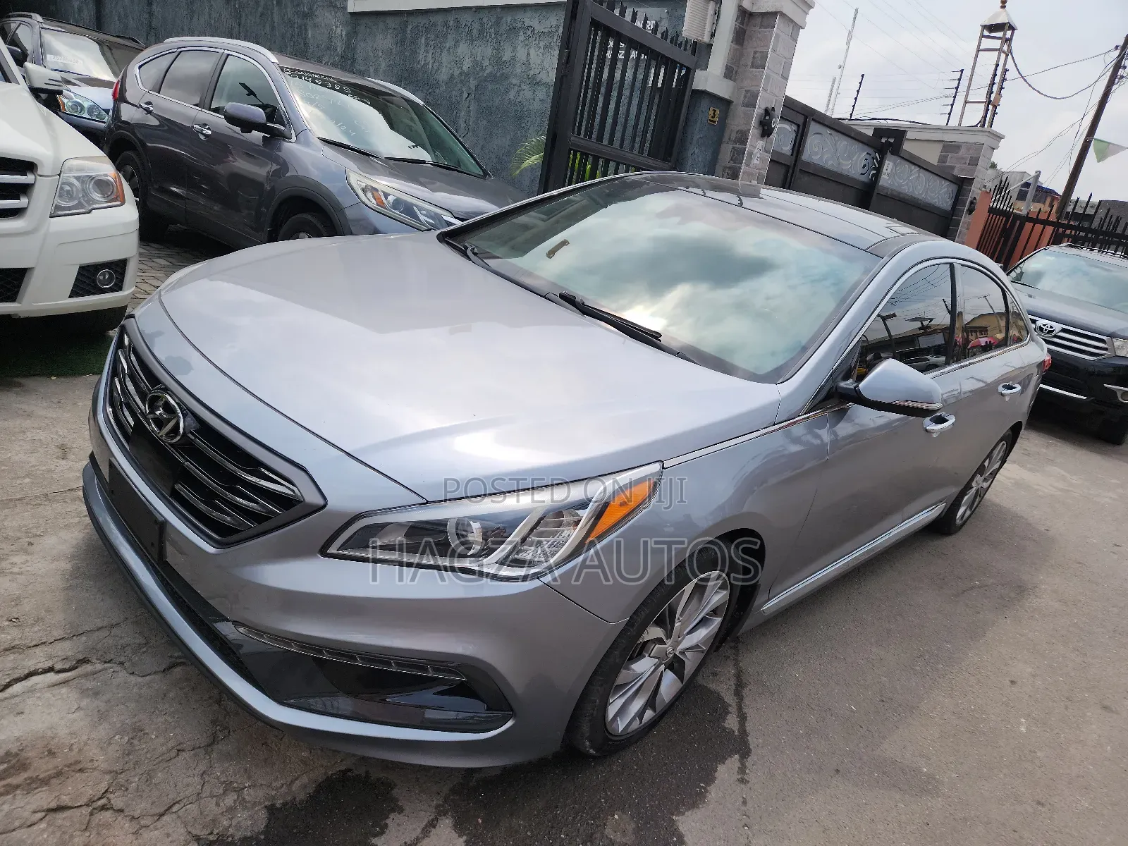 Hyundai Sonata Limited 2.0T Seban (2.0L 4cyl 6A) 2017 Silver