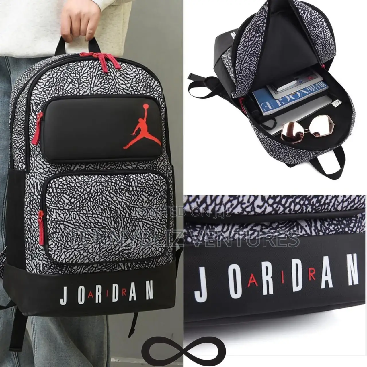 Non Regular Latest Luxury Quality Jordan Backpacks