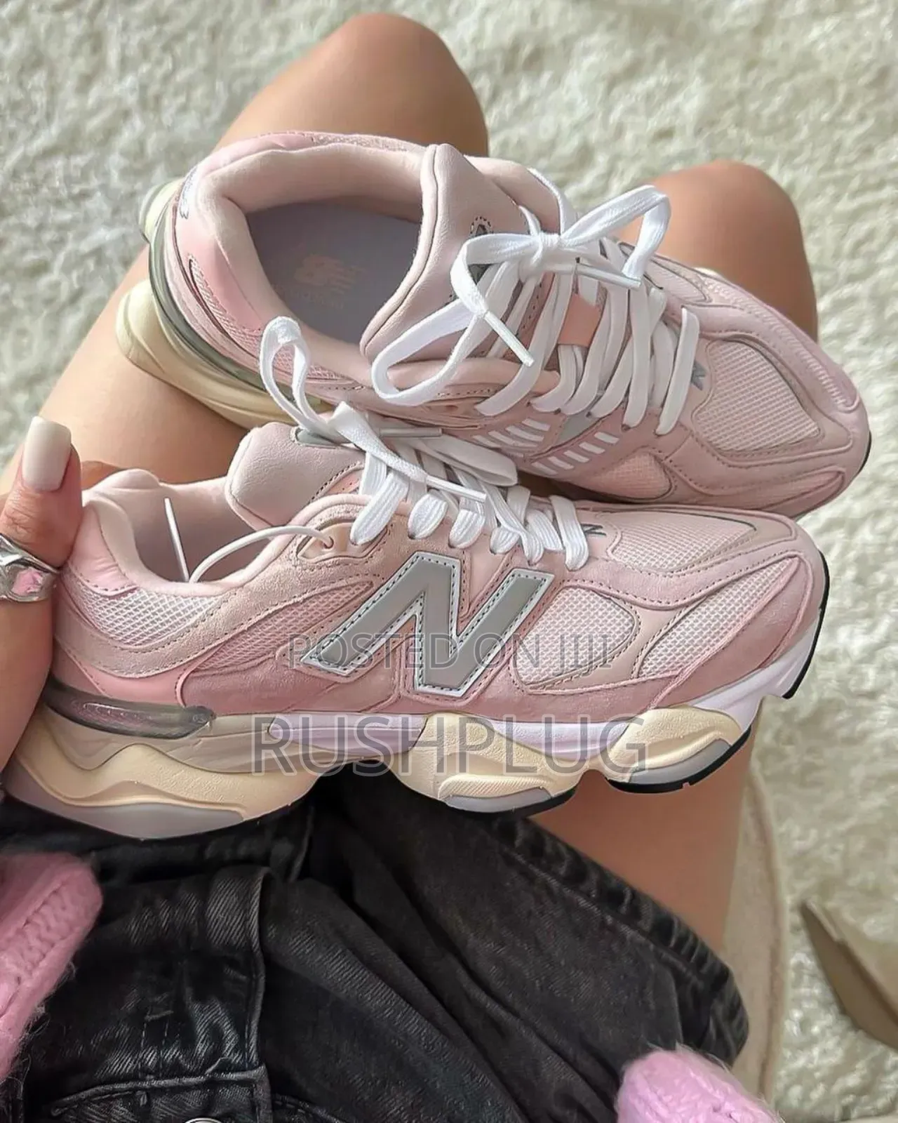 New Balance 9060 Crystal Pink Sneakers