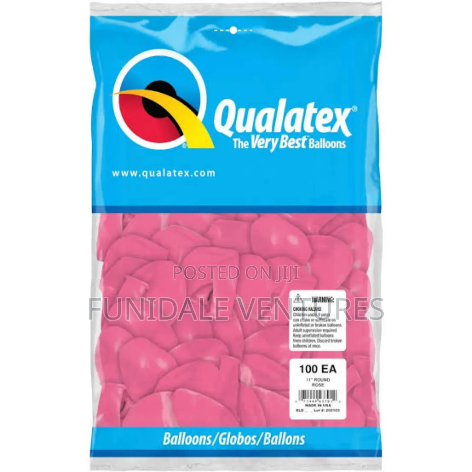 11" Round Coral Balloons - 100pc