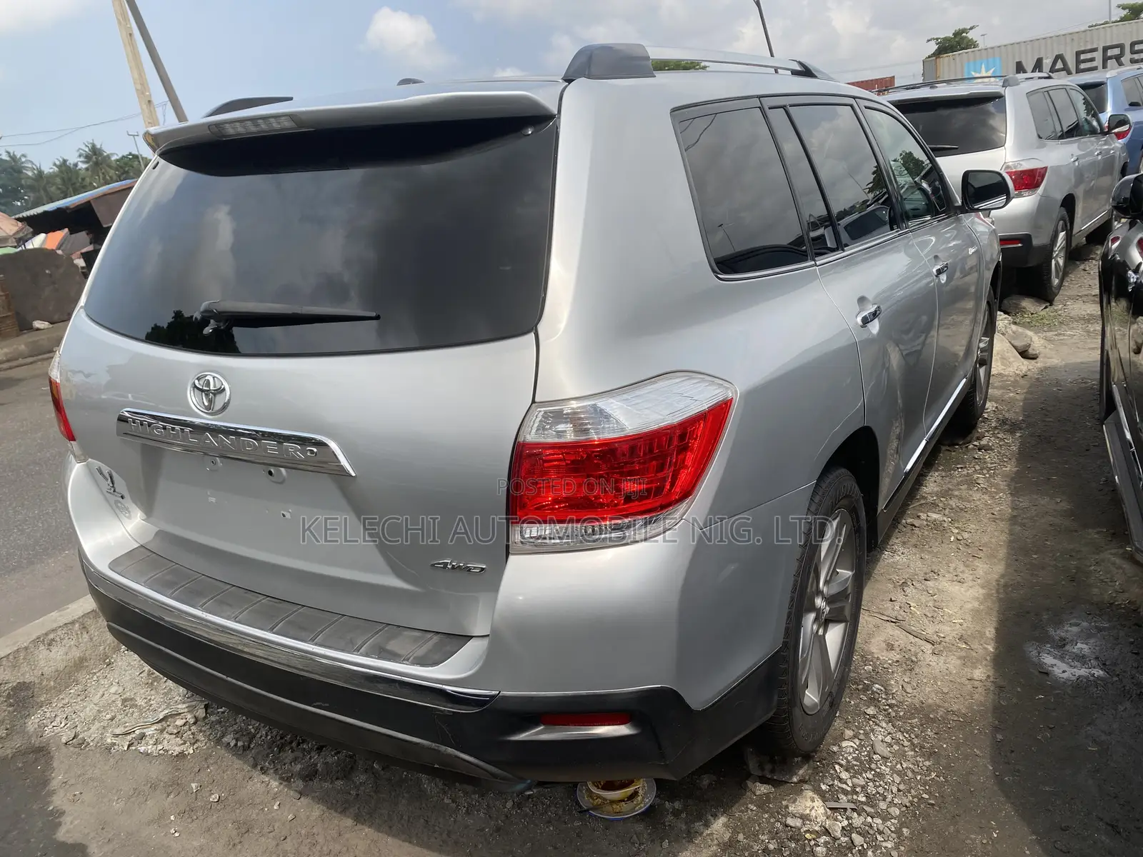 Toyota Highlander Limited 2012 Silver