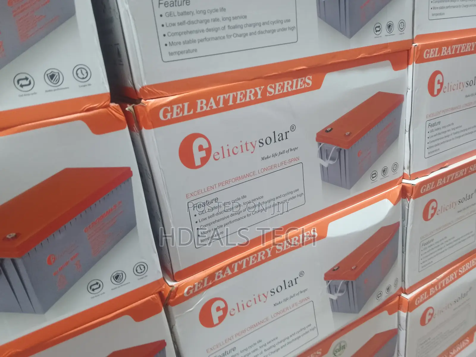 12 v 200 Ah Felicity Gel Solar Battery – G12v200ah‐S