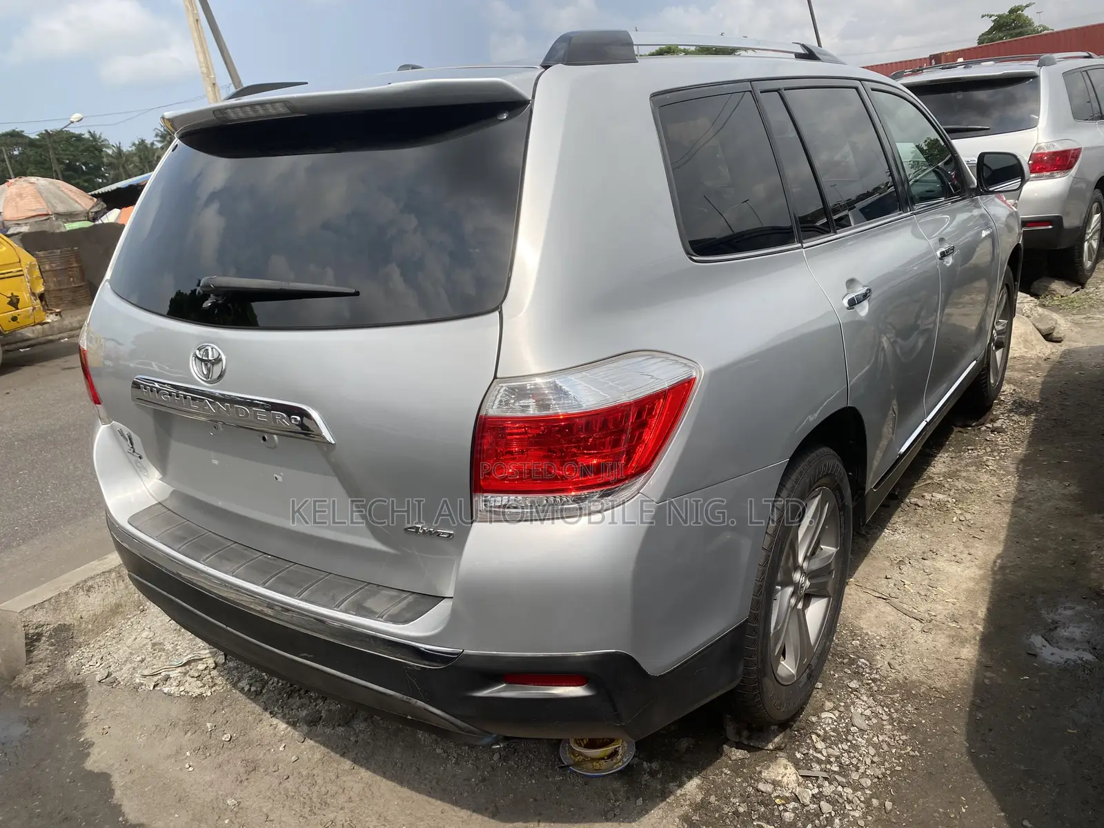 Toyota Highlander Limited 2012 Silver