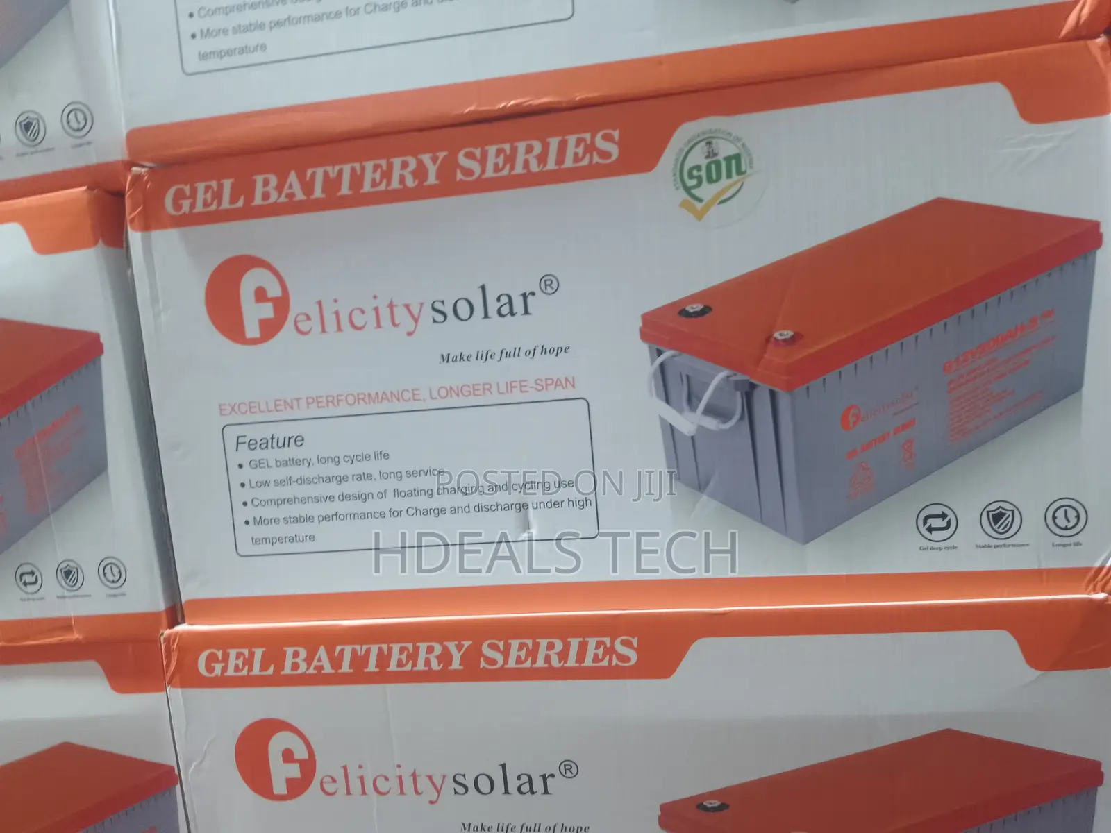Felicity G12v200ah‐S – Ideal 12 v/200 Ah Gel Battery