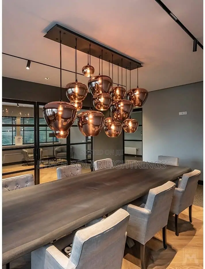 Luxury Post Modern Living Room Island Dining Kitchen Light
