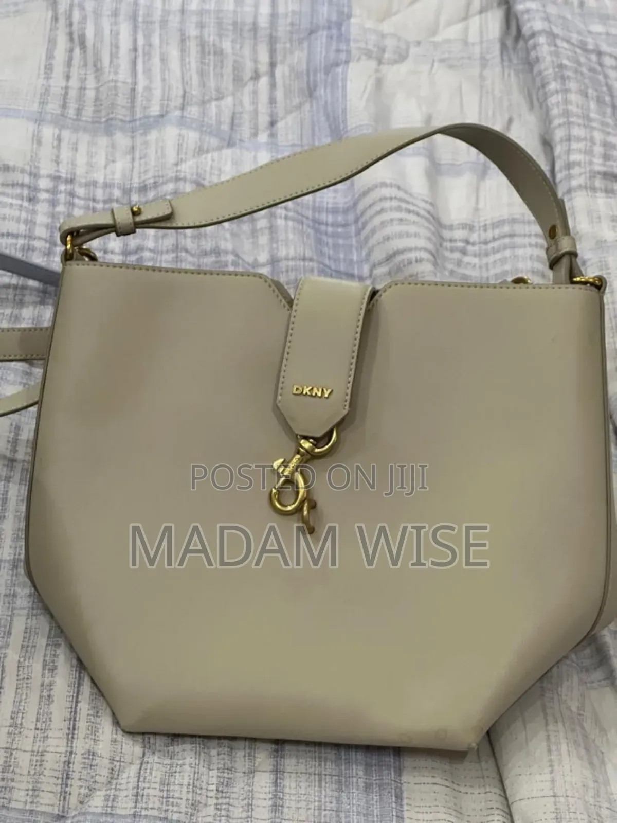 Dkny Leather Handbag.