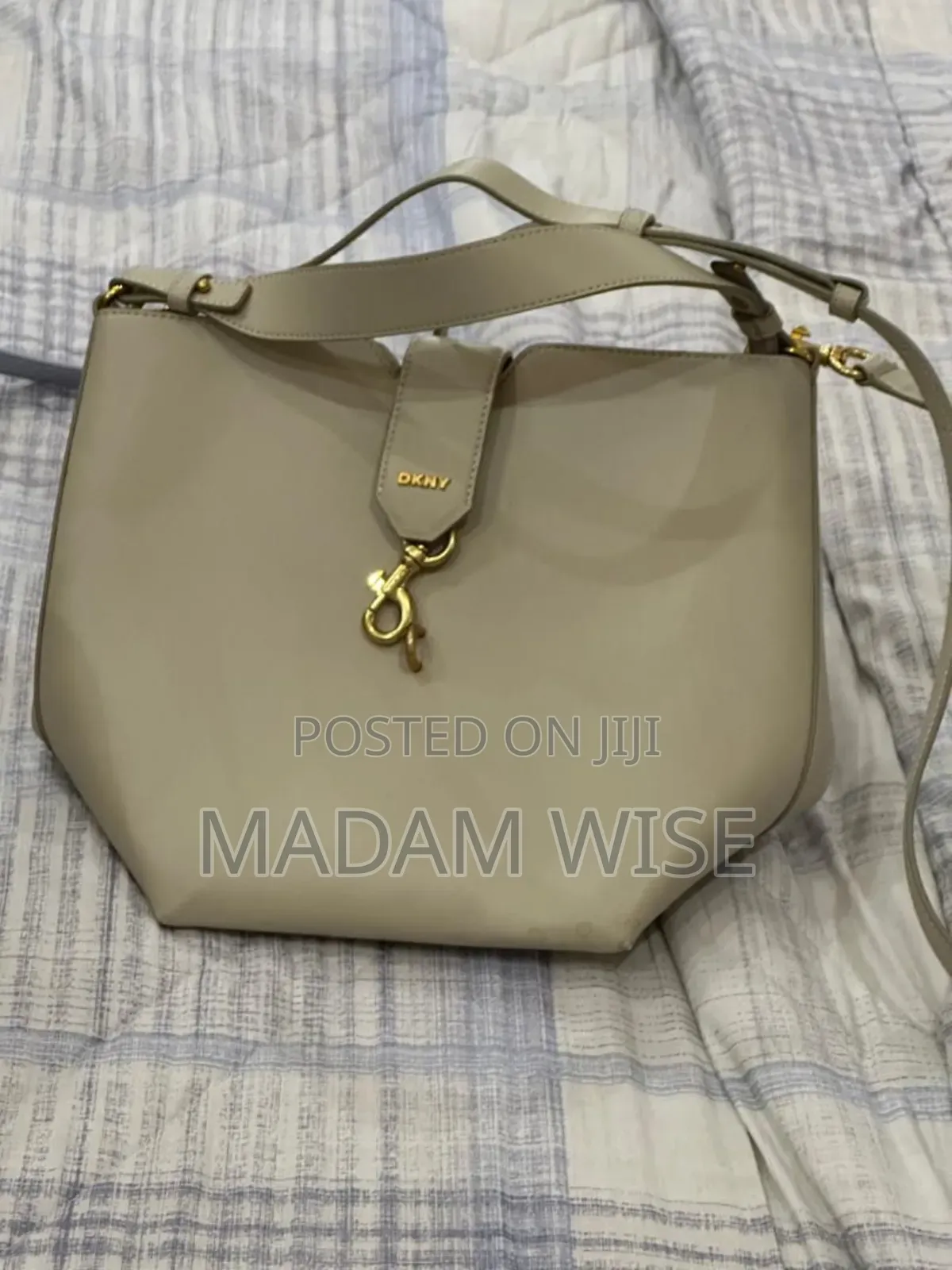 Dkny Leather Handbag.