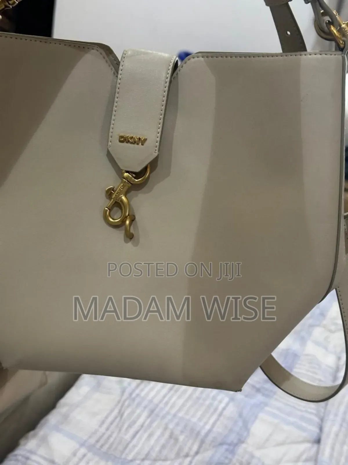 Dkny Leather Handbag.