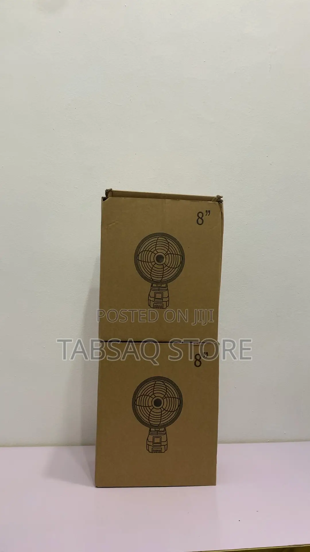 8-Inch Rechargeable Table Fan|| Payment on Delivery