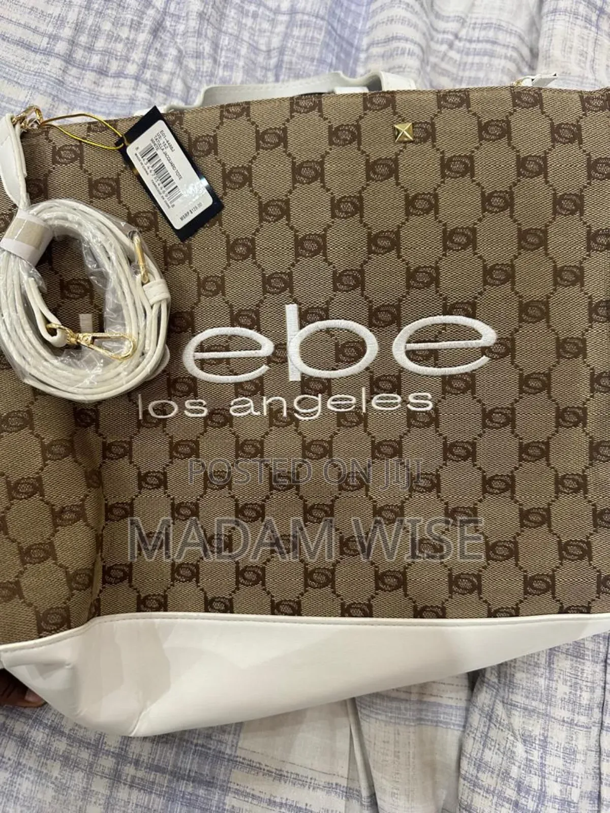 Brown Bebe Tote Handbag.
