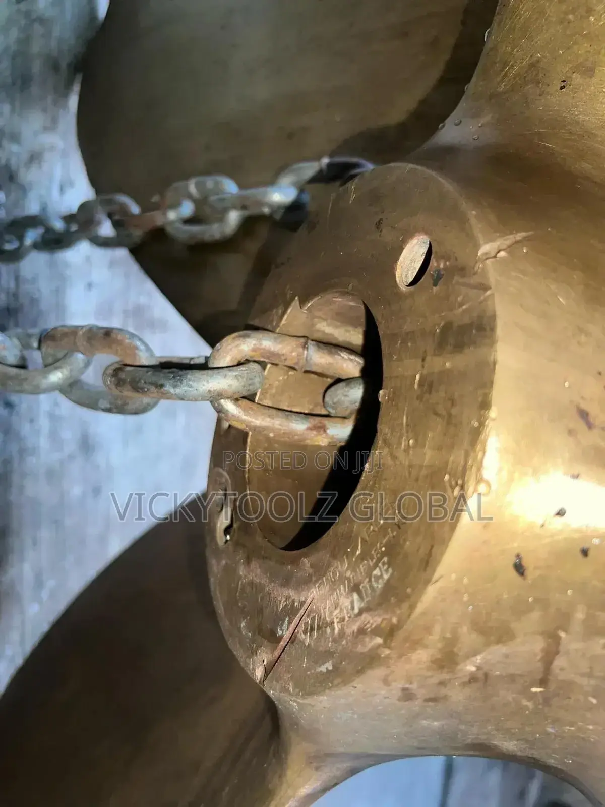 Brass Ship Propeller (4 Blade)