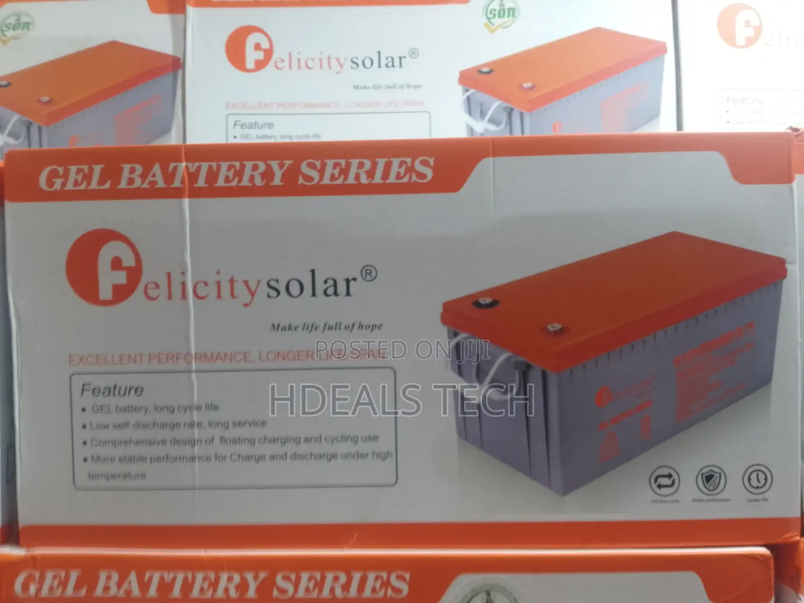 Felicity G12v200ah‐S – 200ah Gel Battery for Home Inverter