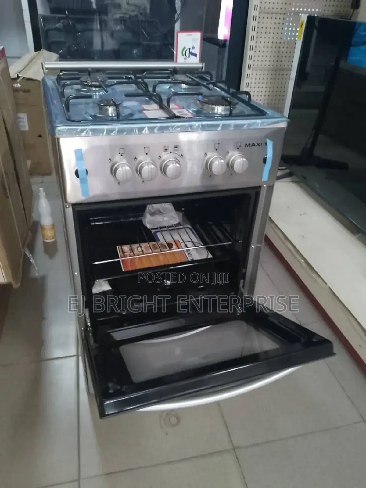 Maxi 50*50 4 Burner Gas Cooker With Auto Ignition | Maxi 50