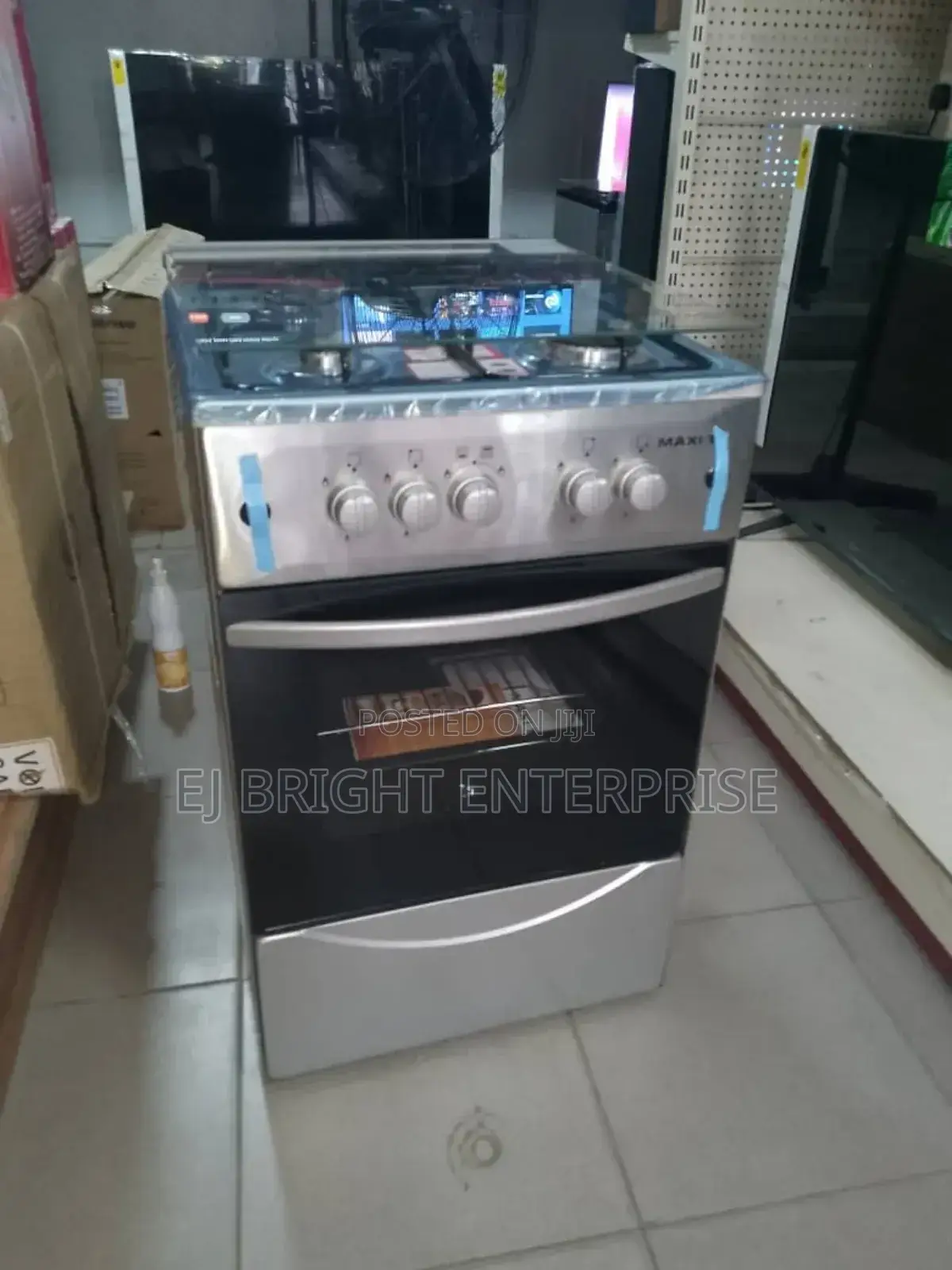 Maxi 50*50 4 Burner Gas Cooker With Auto Ignition | Maxi 50
