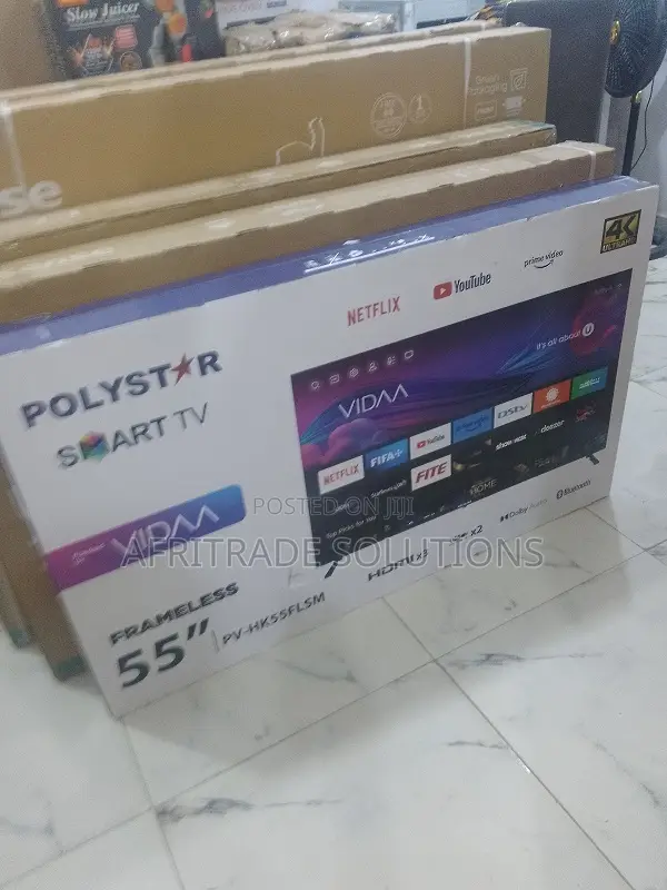 Polystar 55" Smart Tv – Stunning Visuals, Smart Features