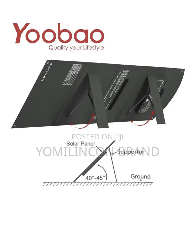 100w Portable Solar Panel for Power Station Generator,