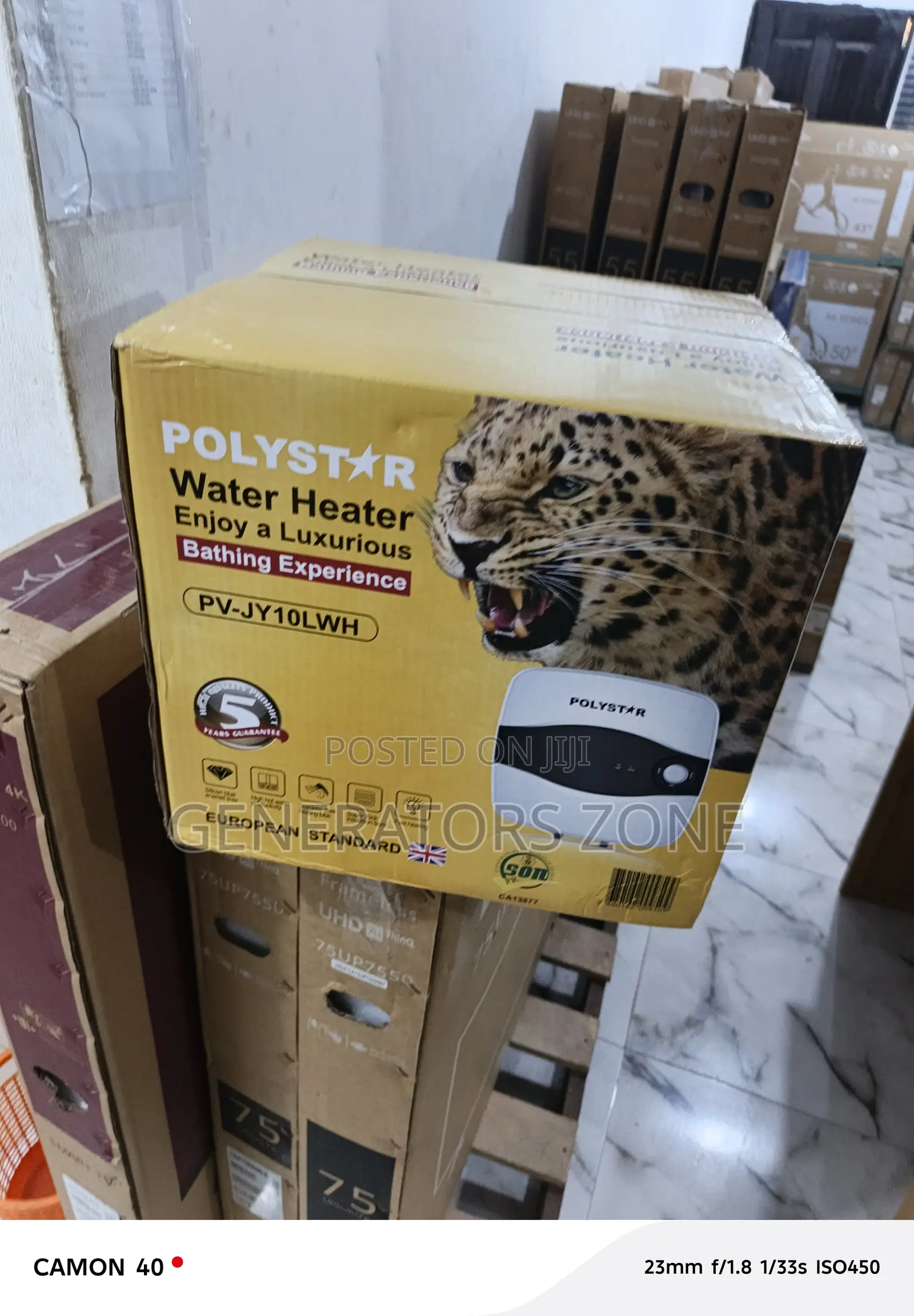 Polystar 10l Water Heater –Heat Fast, Save Power Pv-Jy10lwh