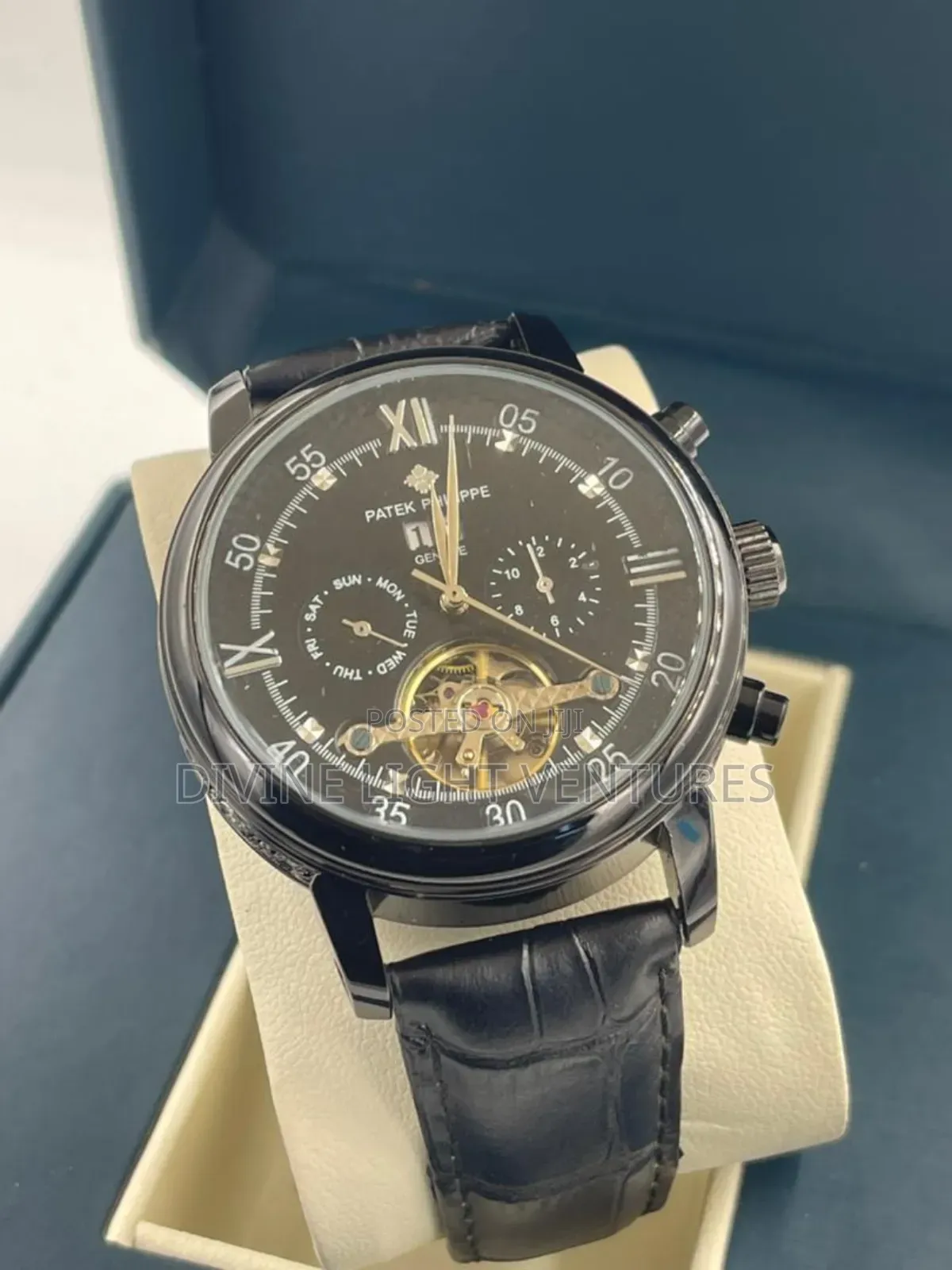 Automatic Patek Philippe Leather Watch