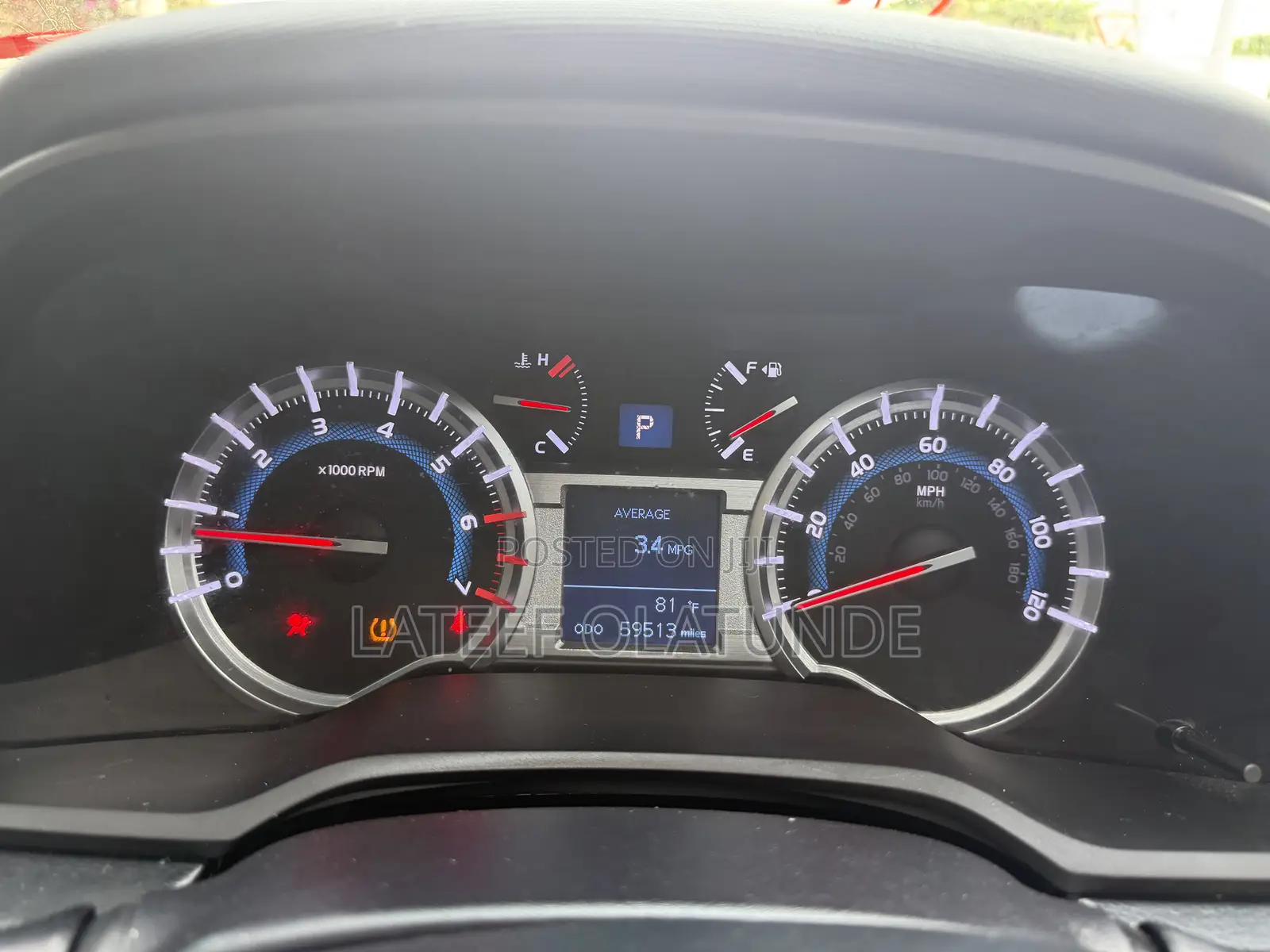 Toyota 4-Runner Limited 4dr SUV 4WD (4.0L 6cyl 5A) 2015 Red