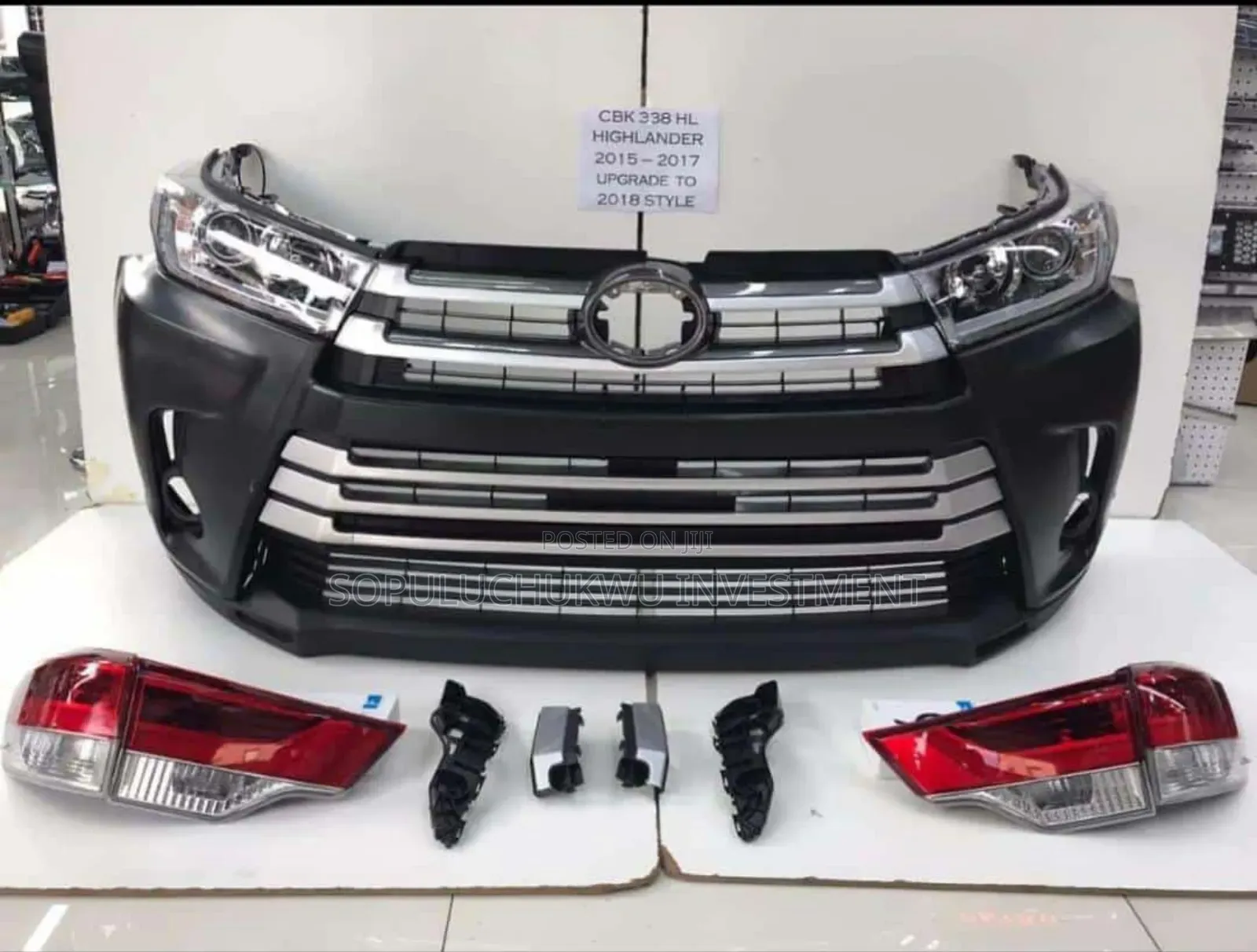 Complete Kit Face Uplifting Toyota Highlander 2018