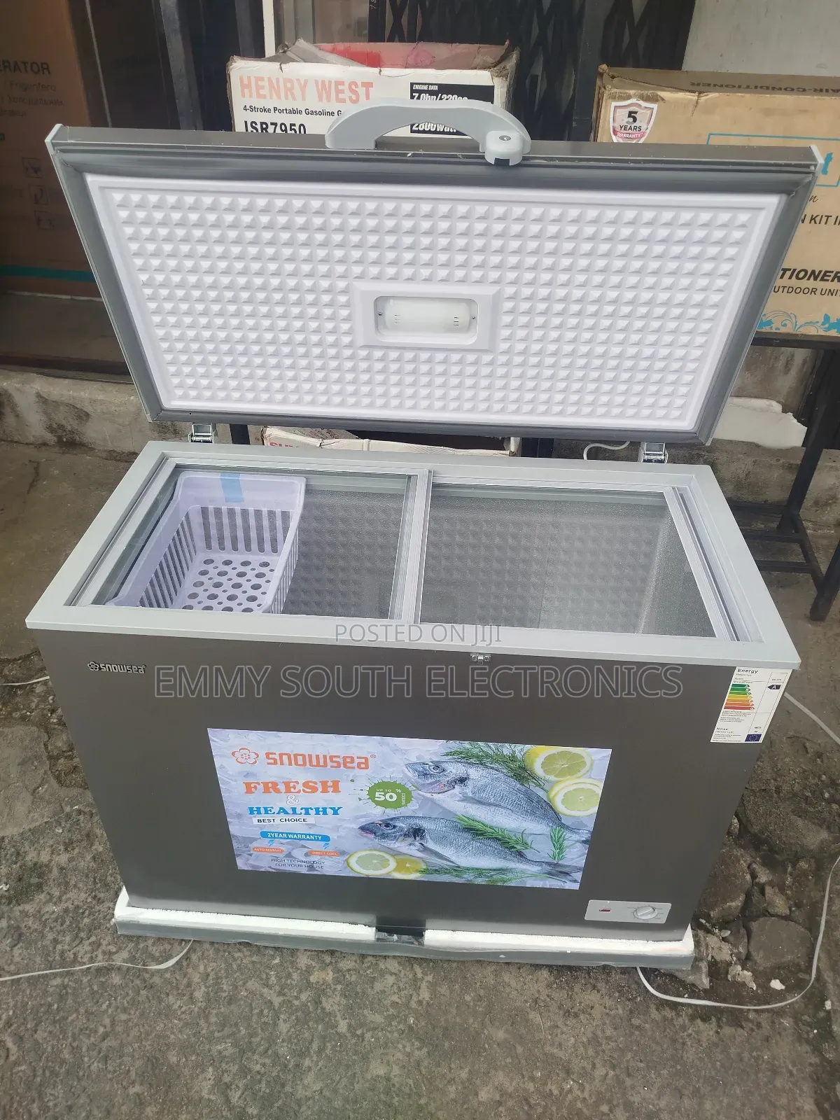 Snowsea Low Voltage Chest Deep Freezer 250 L Made in Korea