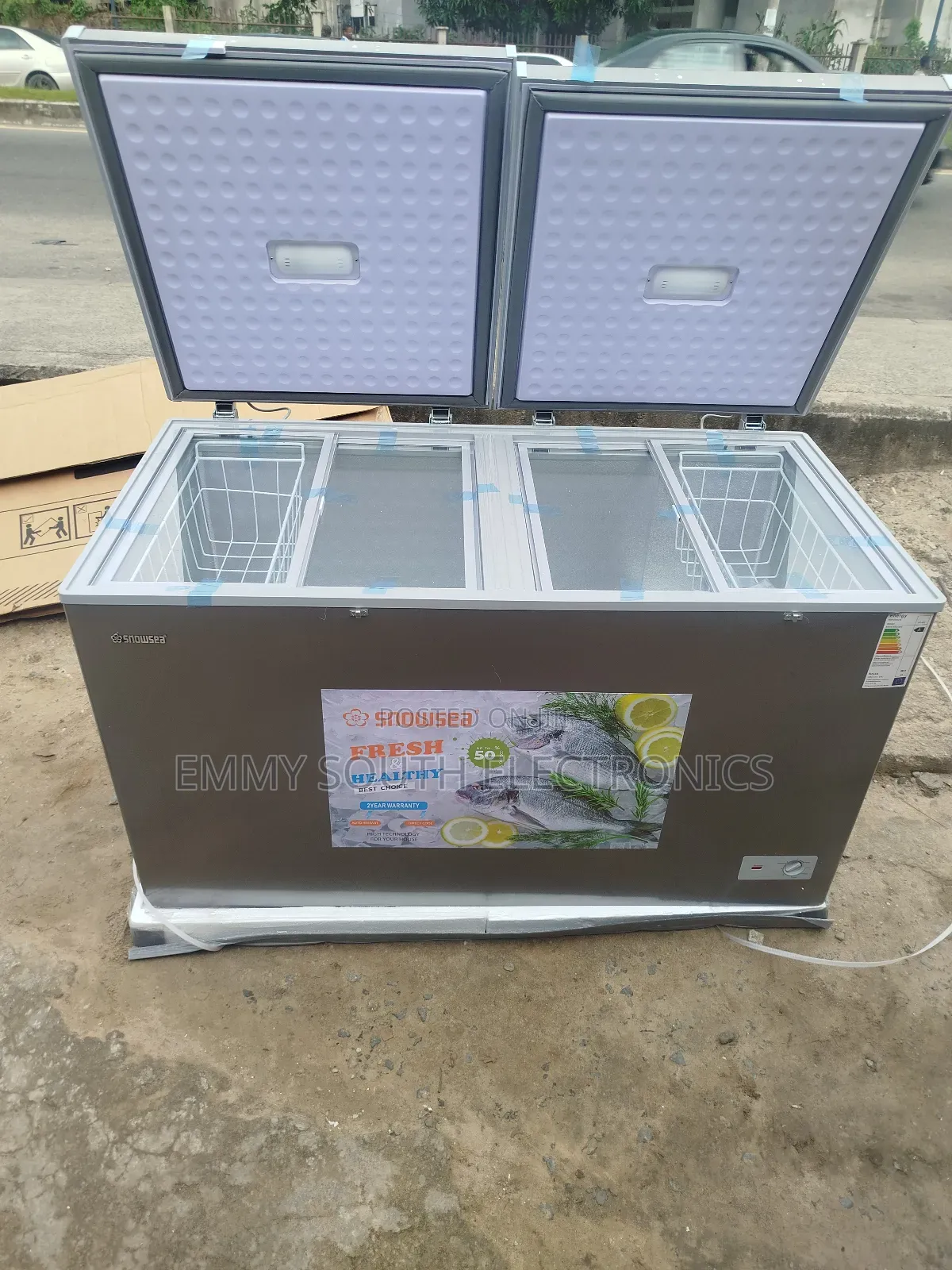 Original Snowsea Doorbell Door Chest Deep Freezer 420 L