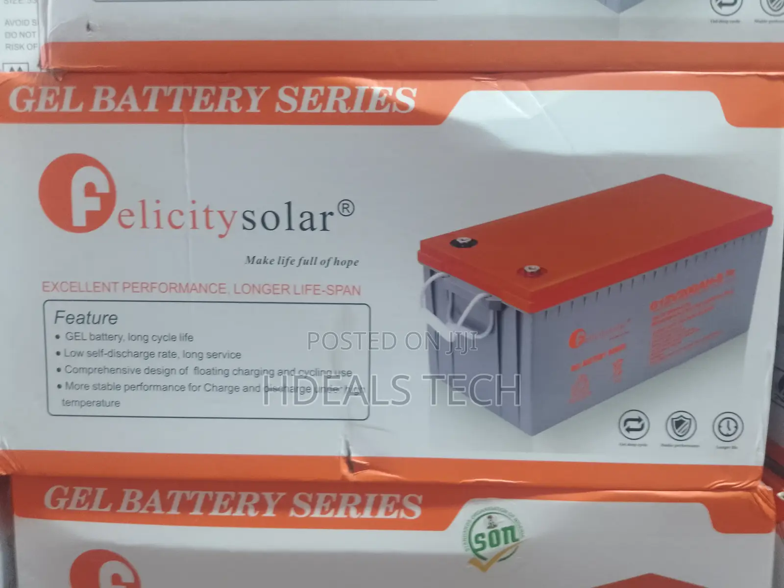 Felicity G12v200ah‐S–200 Ah Gel Battery for Renewable Setup