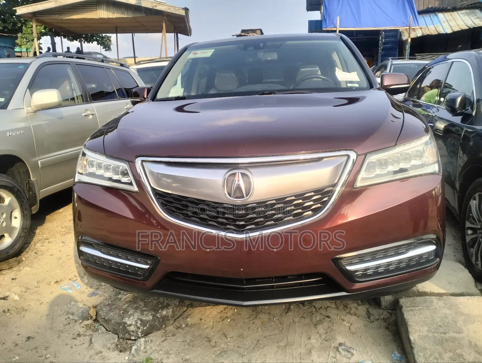 Acura MDX SH-AWD 4dr SUV AWD (3.5L 6cyl 6A) 2015 Burgundy