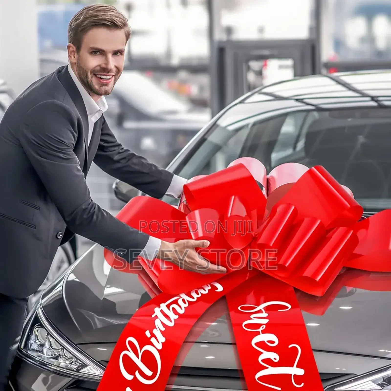 Happy Birthday Car Bow Sweet 16 Big Car Pull Bow 30 Inch