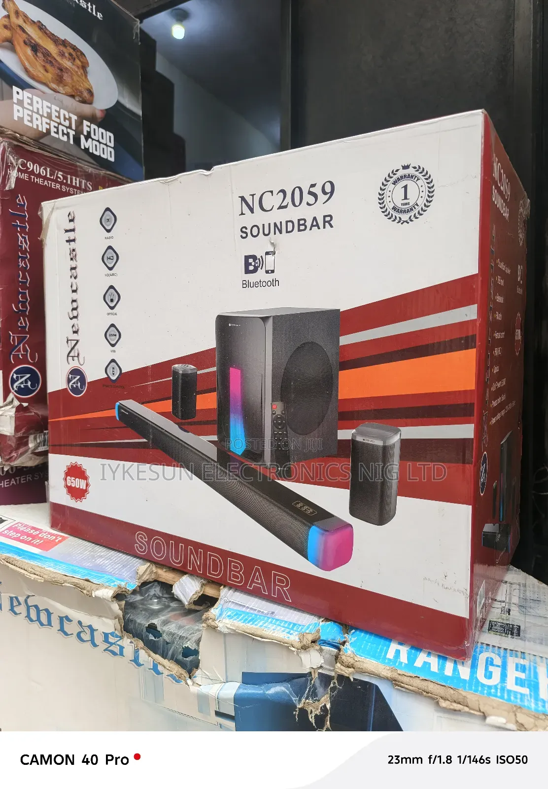 Original Newcastle 4in1 Powerful Sandbar Bluetooth Usb Etc