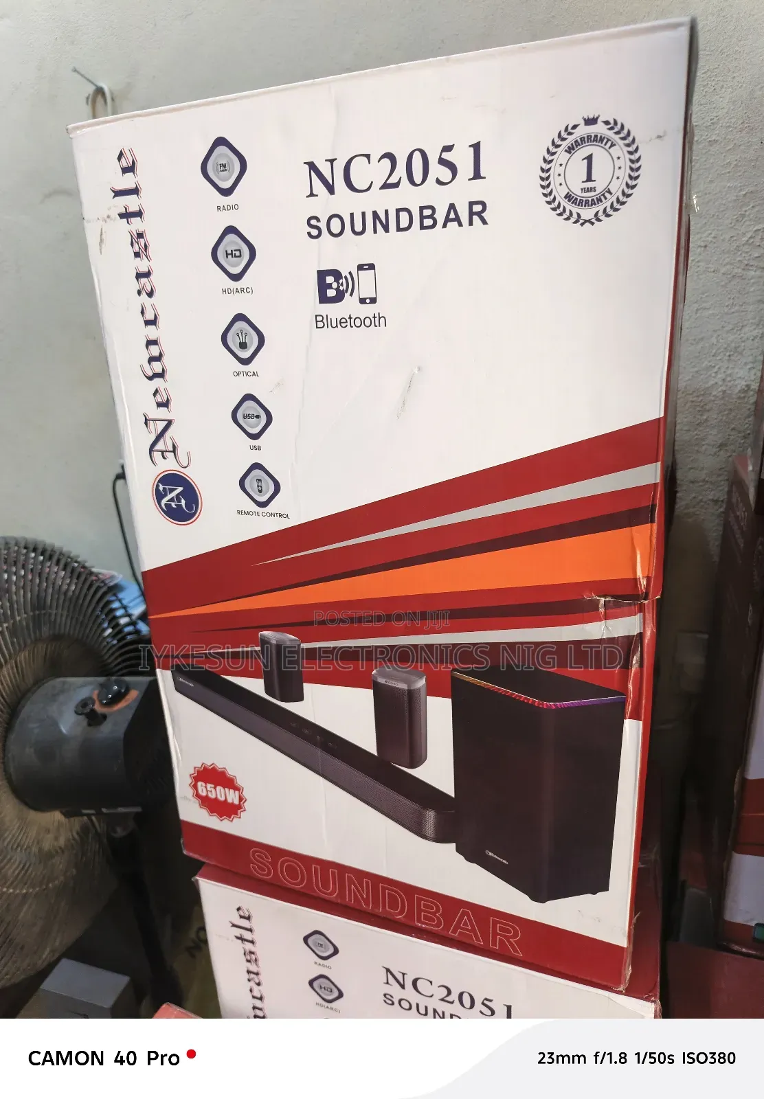Original Newcastle 3in1 650watts Powerful Sandbar Bluetooth