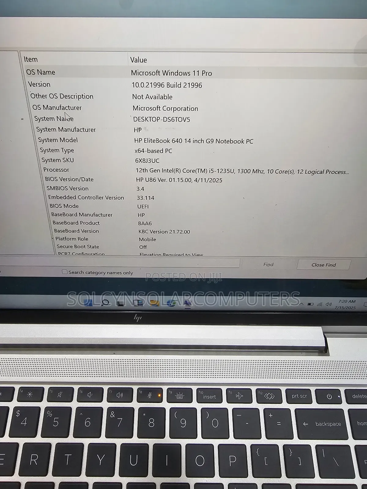 Laptop HP EliteBook 640 G9 16GB Intel Core I5 SSD 256GB