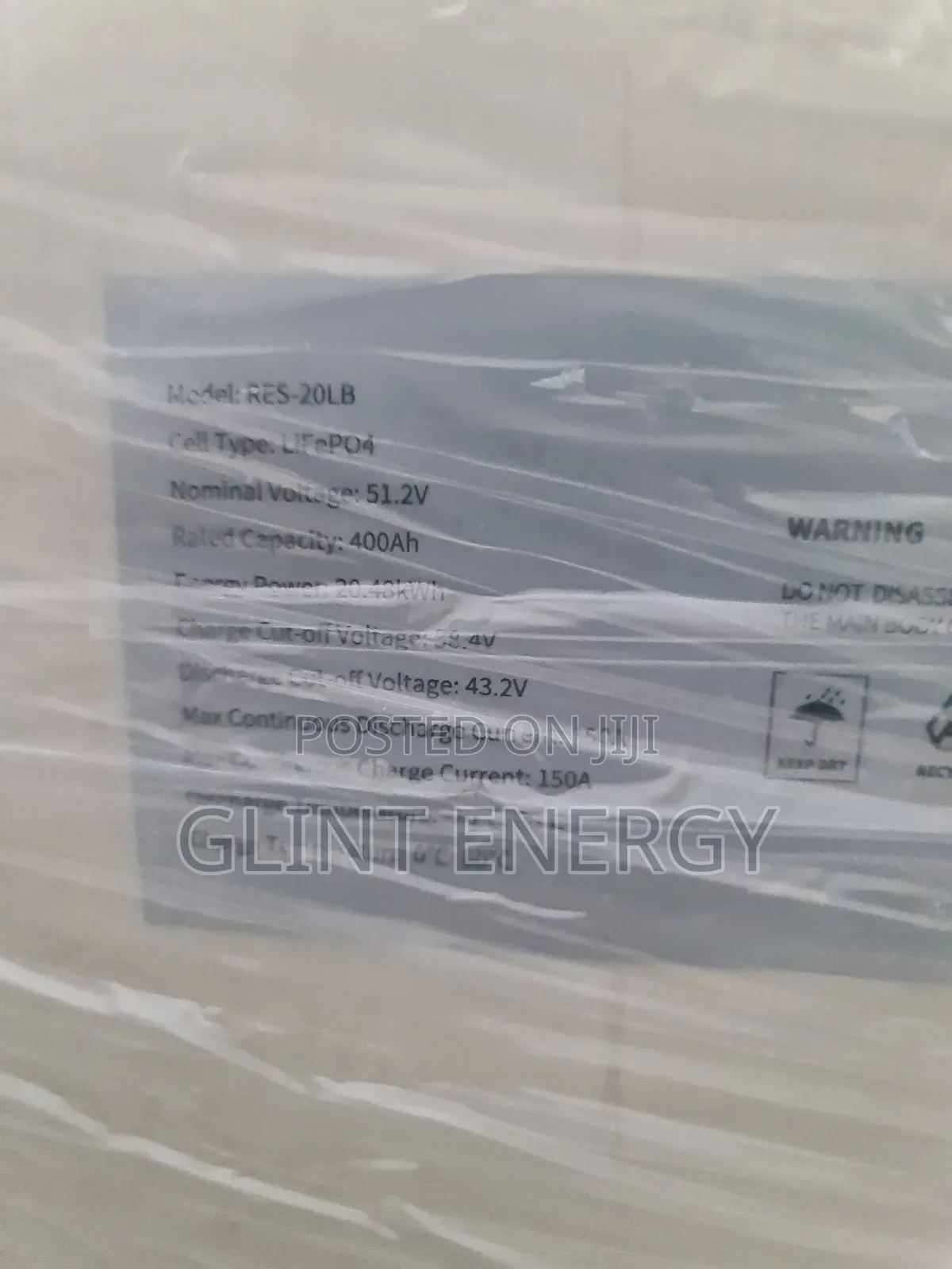 20kwh 51.2v Hyper Lithium Iron Battery