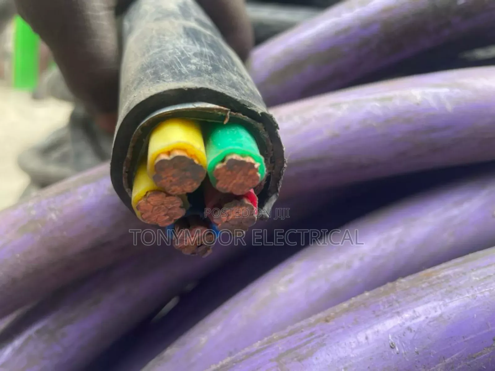 50mm 5core Electric PVC Armored Cable