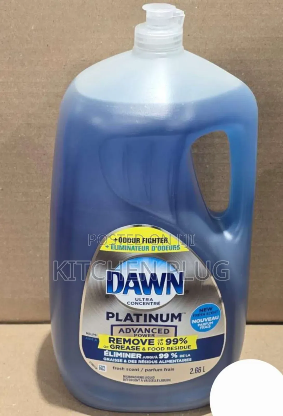 Dawn Platinum Advanced Power Liquid Dish Soap, Fresh Scent,