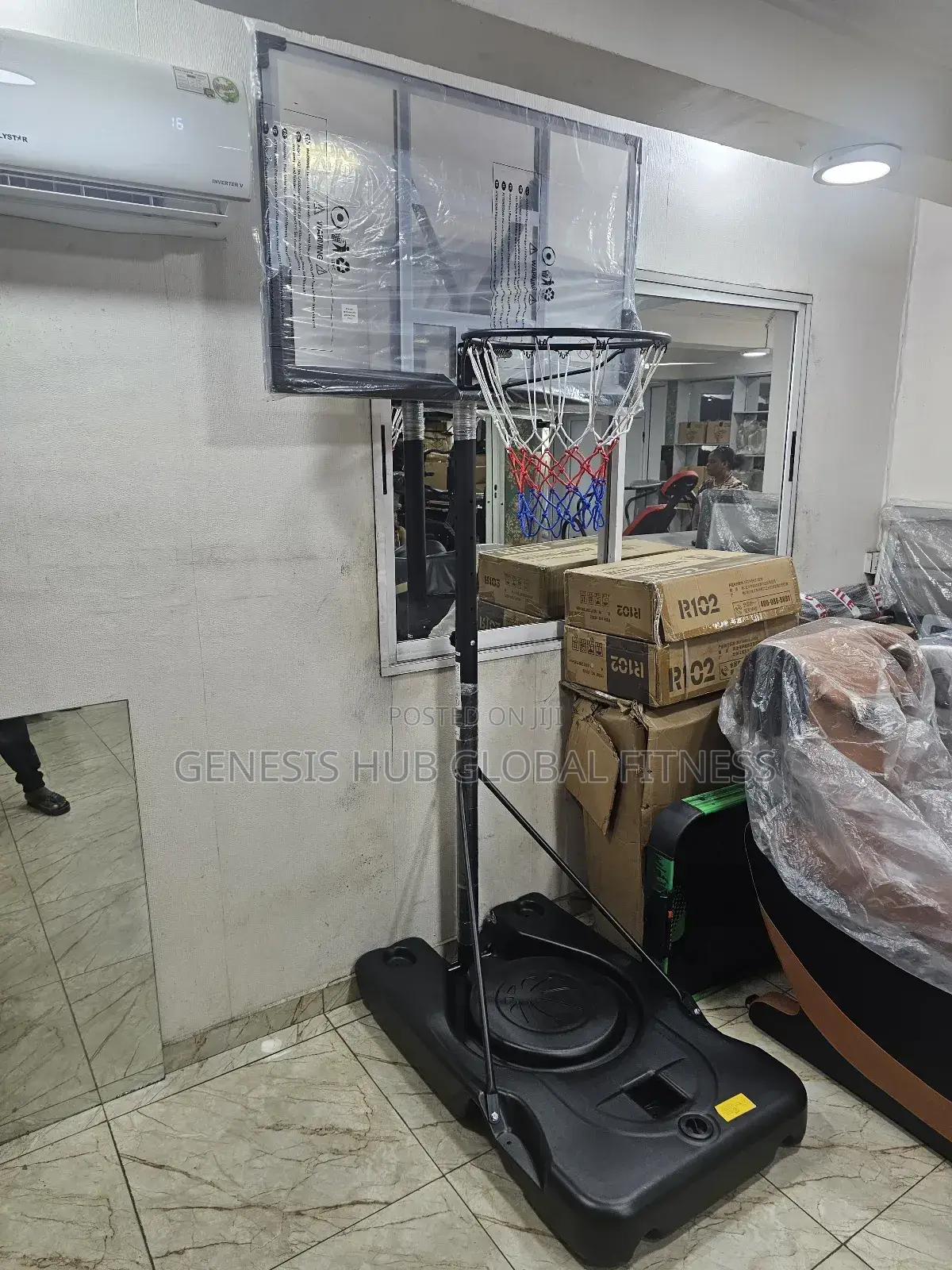 Adjustable Basketball Stand