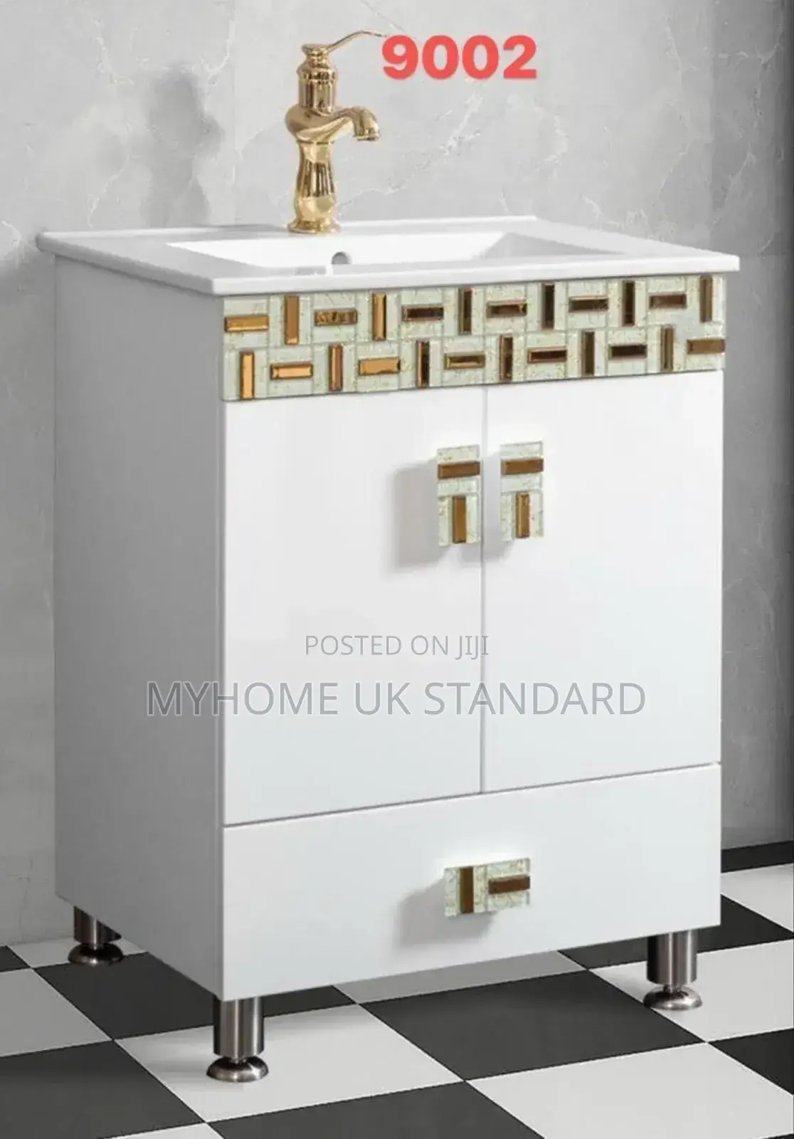 Double Door Bathroom Cabinet Basin