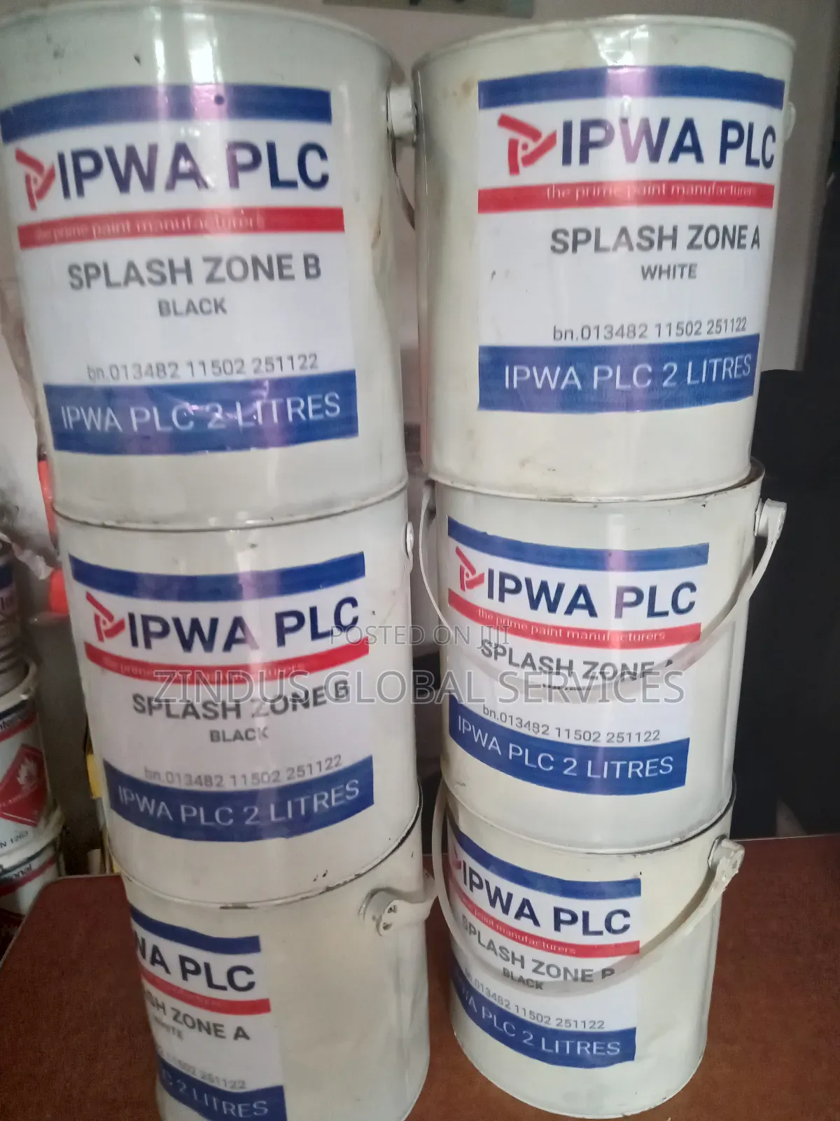 Splash Zone Gum Part a and B( White and Black)