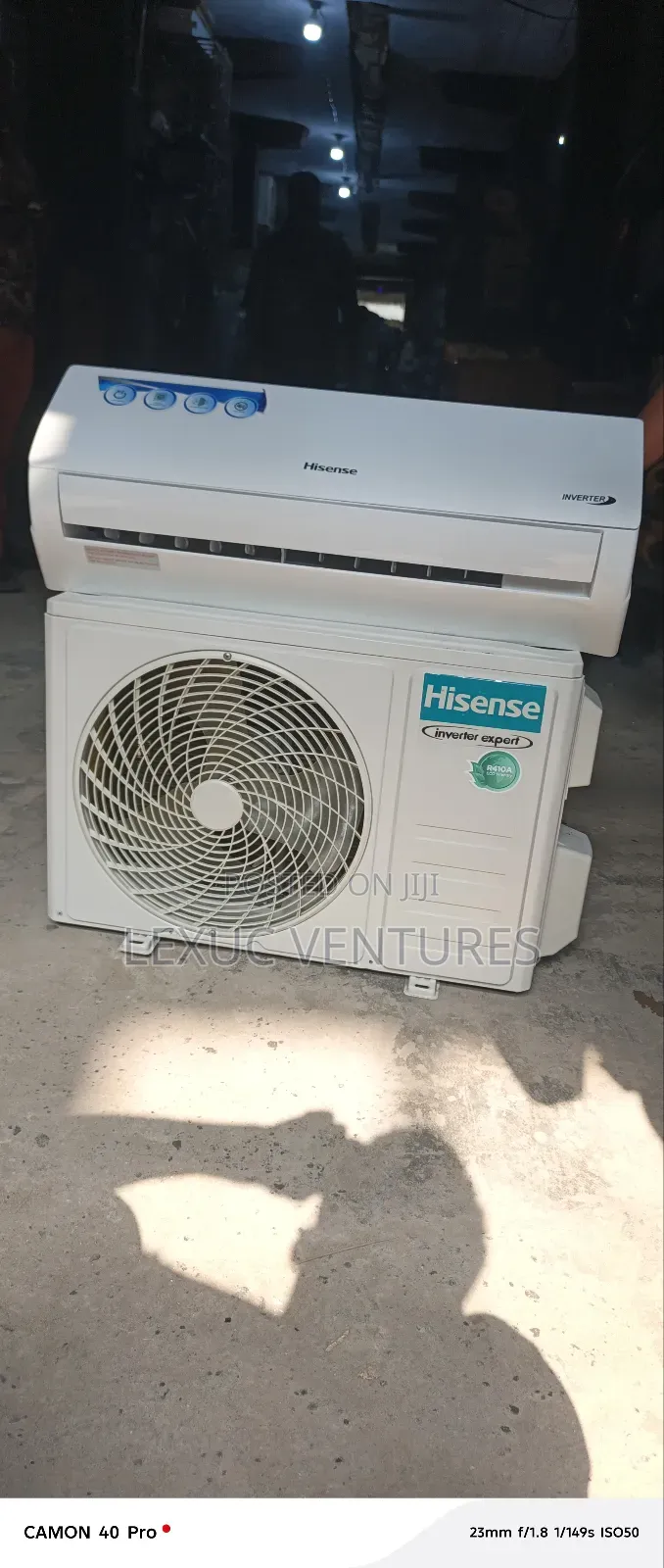 Tested Split Unit 1.5hp Hisense Inverter 2 Months Used Ac 100% Copper