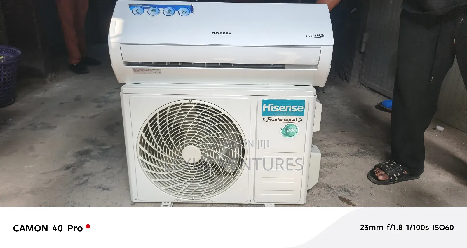Tested Split Unit 1.5hp Hisense Inverter 2 Months Used Ac 100% Copper