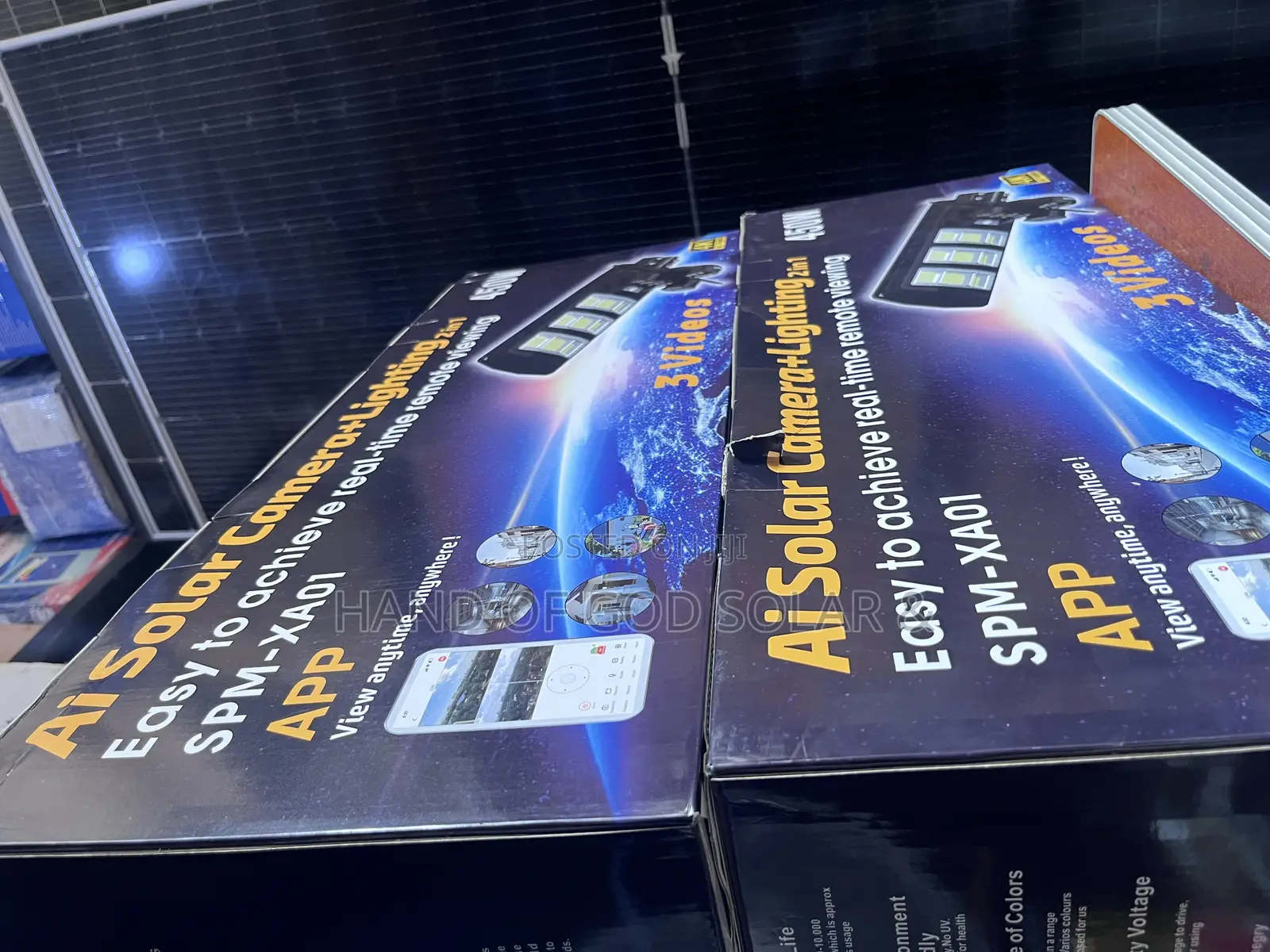 Ai Solar Street Light + 3 Video Camera