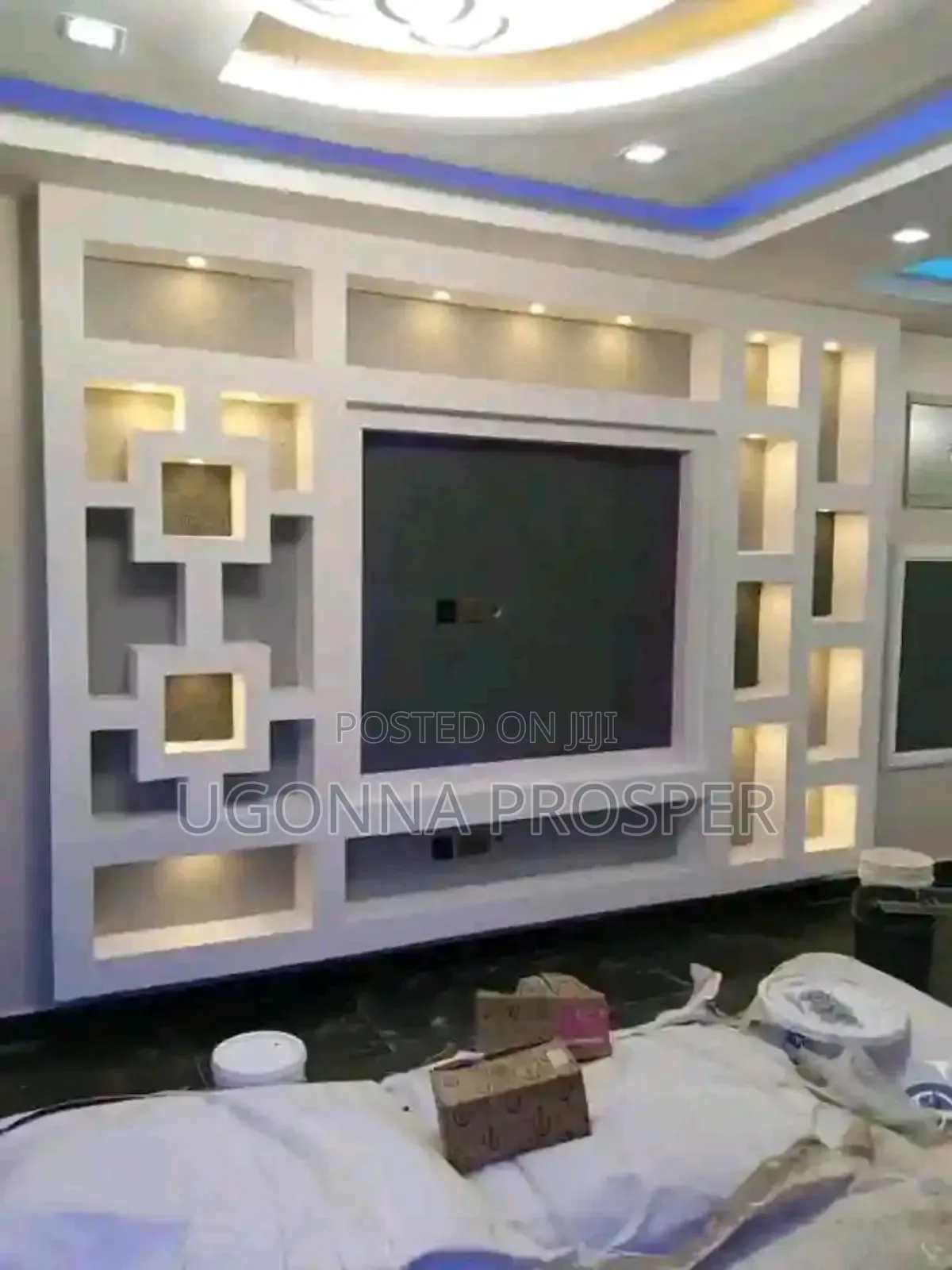 TV Stand and Wall Mount Unit,Painting