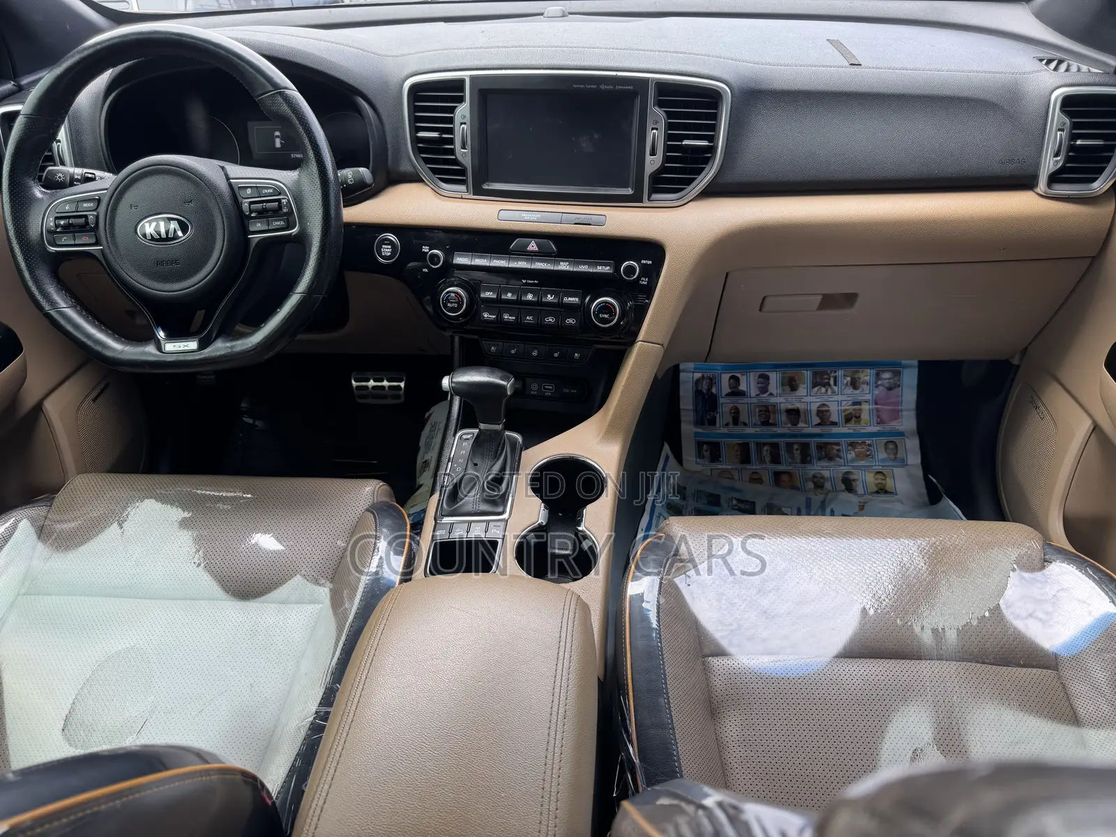 Kia Sportage SX Turbo AWD 2018 Gold