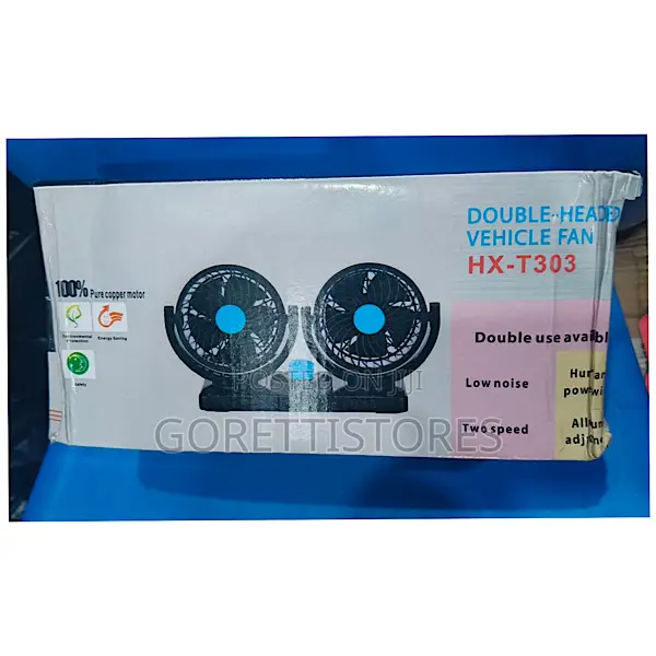 Double Head Car Fan