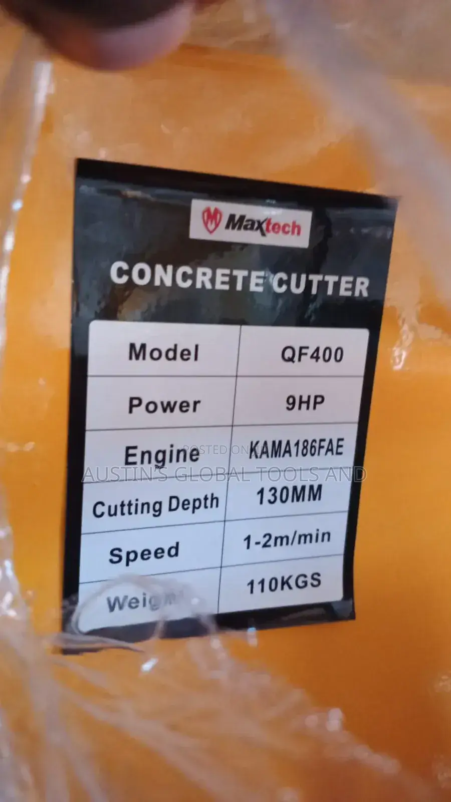 Max Mech Concrete Cutter