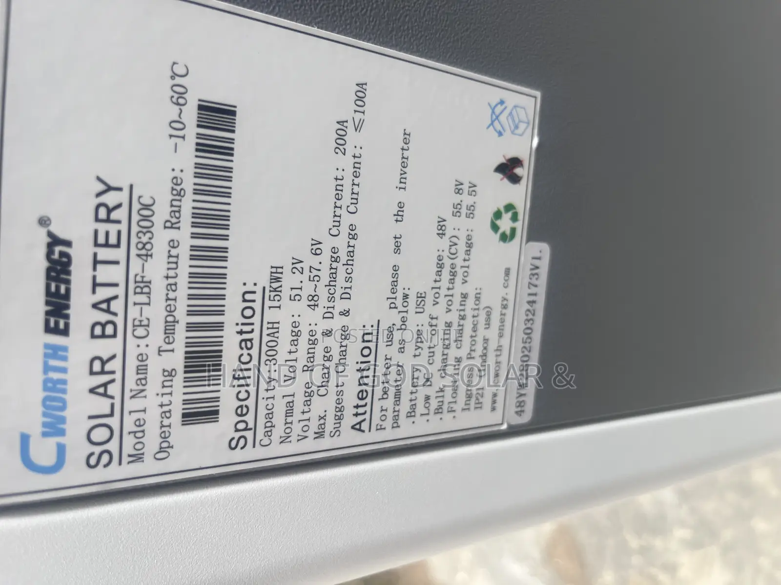 15kwh C Worht Energy