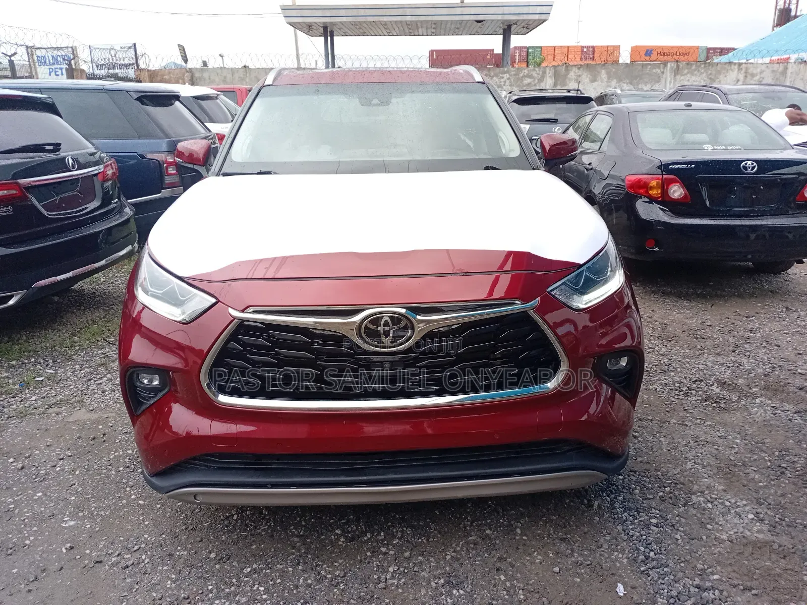 Toyota Highlander Platinum 2021 Red