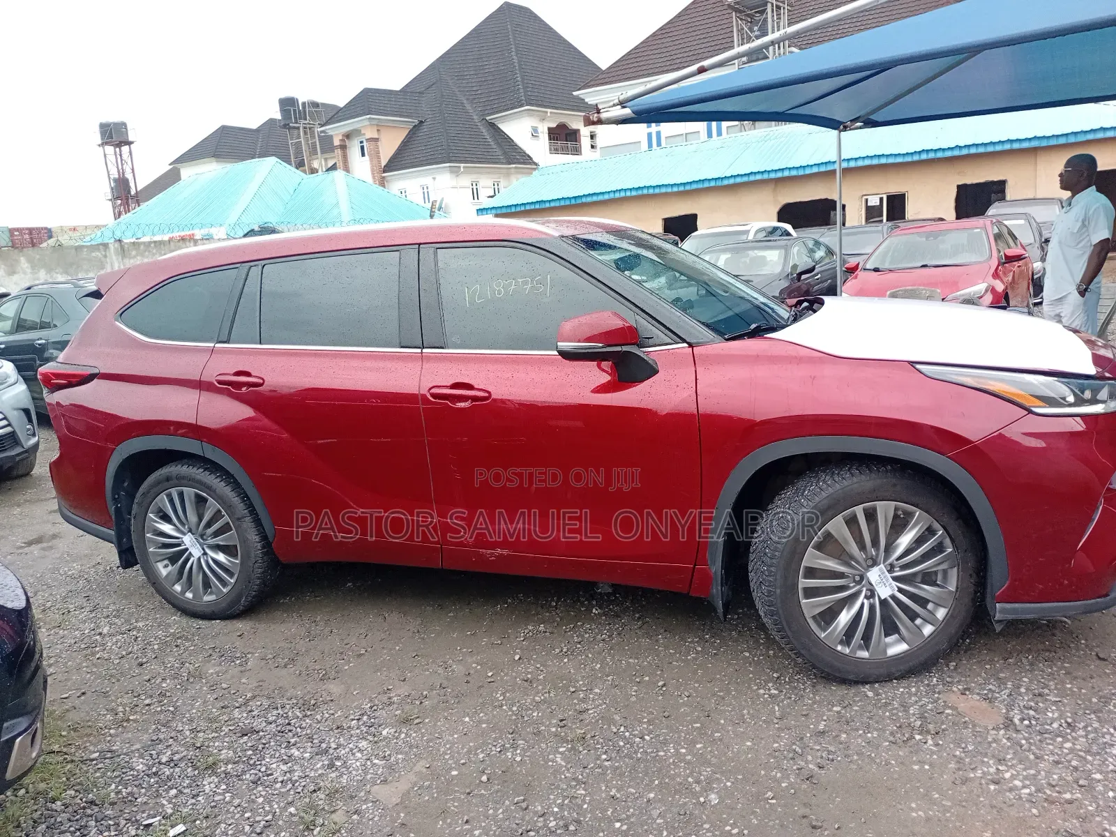 Toyota Highlander Platinum 2021 Red
