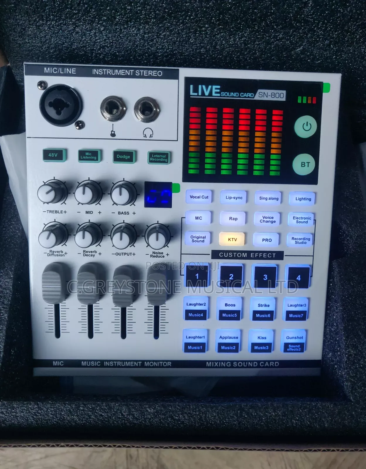 Podcast Live Sound Card Sn'800