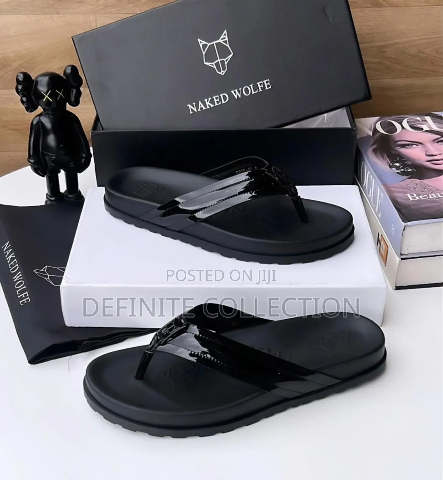 Naked Wolfe Wetlook Slippers